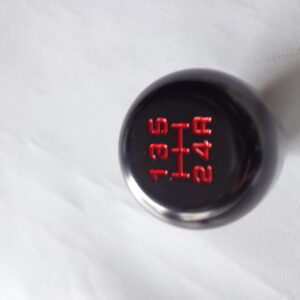 Pomo De Palanca Universal Negro Niquelado