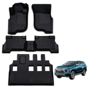 Moquetas Termoformadas para MITSUBISHI MONTERO SPORT 2016-2025 3D TIPO BANDEJA