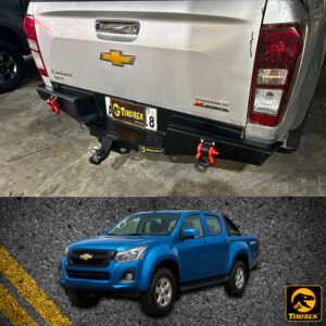 BUMPER POSTERIOR PARA CHEVROLET DMAX 2014-2025 TIROREX ORIGINAL