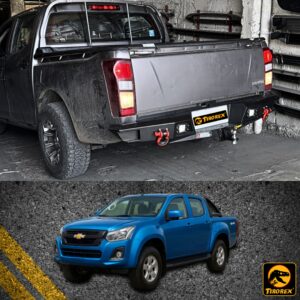 BUMPER POSTERIOR ESPECIAL PARA CHEVROLET DMAX 2014-2025 TIROREX ORIGINAL