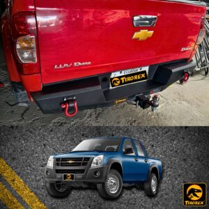 BUMPER POSTERIOR PARA CHEVROLET DMAX 2004-2013 TIROREX ORIGINAL