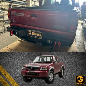 BUMPER POSTERIOR PARA MAZDA B2200 /B2600 + HALÓGENOS TIROREX ORIGINAL