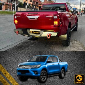 BUMPER POSTERIOR PARA TOYOTA HILUX 2017-2026 REVO ROCCO TIROREX ORIGINAL