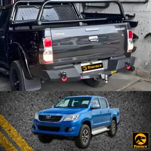 BUMPER POSTERIOR PARA TOYOTA HILUX 2004-2015 VIGO TIROREX ORIGINAL