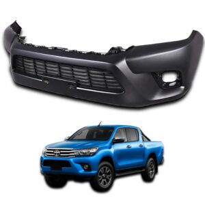 GUARDACHOQUE DELANTERO PLÁSTICO PARA TOYOTA HILUX 2017+ SOLO REVO*