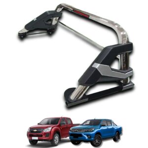 ROLLBAR CROMADO CON LUZ DE STOP UNIVERSAL