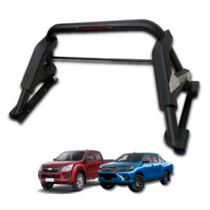 ROLLBAR NEGRO CON LUZ DE STOP UNIVERSAL