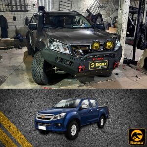 BUMPER DELANTERO PARA CHEVROLET DMAX 2014-2018 TIROREX ORIGINAL