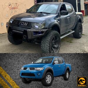 BUMPER DELANTERO PARA MITSUBISHI L200 TRITON 2007-2014
